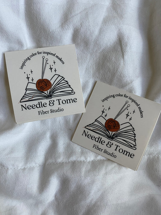 Needle & Tome vinyl sticker